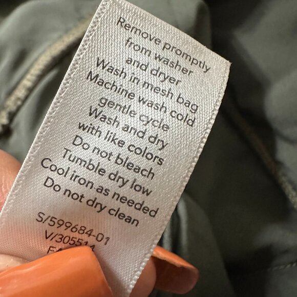 Athleta Textured Brooklyn Jogger Women's Size 8 Lightweight Pockets Olive Green - Picture 7 of 7